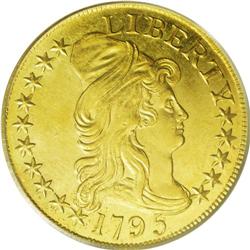 1795 $5 Small Eagle MS62 PCGS. Breen 2-C, Breen-6412, 