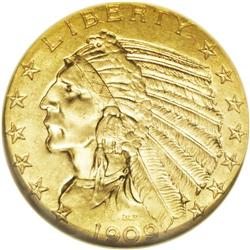 1909-D $5 MS65 NGC. Bela Lyon Pratt''s quarter and hal 