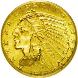 1912 $5 MS65 PCGS. This is a boldly impressed specimen 