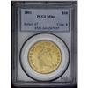Image 3 : 1801 $10 MS64 PCGS. 