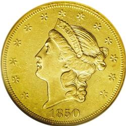 1850 $20 AU58 NGC. With the introduction of the new do 