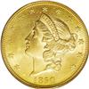 Image 1 : 1850 $20 MS62 PCGS. The first collectible Liberty doub 