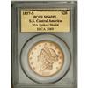 Image 3 : 1857-S $20 Spiked Shield MS65 PCGS. Ex: S.S. Central A 