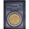 Image 3 : 1871-CC $20 XF45 PCGS. Variety 1-A. In A Numismatic Hi 