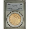 Image 3 : 1875-S $20 MS63 PCGS. Sharply struck and fully lustrou 