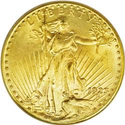 1923-D $20 MS67 PCGS. 