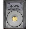 Image 3 : 1905 G$1 Lewis and Clark MS65 PCGS. The Guide Book rep 