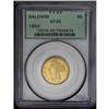 Image 3 : 1850 $5 Baldwin Five Dollar XF45 PCGS. K-2, R.5. All B 