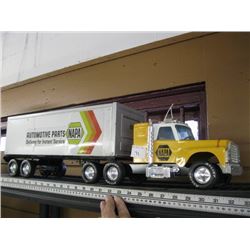 METAL/PLASTIC NAPPA SEMI & TRAILER BY NYLINT (MADE IN THE USA)