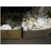 Image 1 : 2 BOXES OF ASSORTED OIL LANTERN CHIMNEYS SHADES, PARTS & PIECES, ETC.