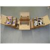 Image 2 : WOODEN FOLD OUT SEWING BOX WITH ACCESSORIES