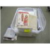 Image 2 : 2 BOXES OF MISC SEWING SUPPLIES, CRAFT SUPPLIES, WOOL, ETC.