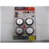 Image 1 : 4 WIRELESS LED PUCK LIGHTS WITH BATTERIES