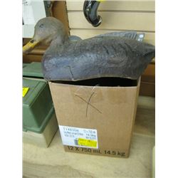 BOX OF 3 DUCK DECOYS