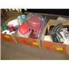 Image 1 : 3 BOXES OF MISC PLASTICWARE, MIXING BOWL, UTENSILS ETC.