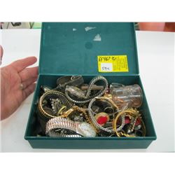 BOX OF ASSORTED WATCHES ETC.