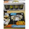 Image 1 : BOX OF STAR WARS STICKERS, DESPICABLE ME GLASS SET
