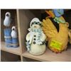 Image 1 : 4 FIGURINES, DUCK, SLEEPING MAN, SNOWMAN, SEAGULLS