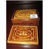 Image 1 : 2 SMALL WOOD INLAID BOXES