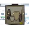 Image 1 : FRAMED PRINT OF "THE CERAMIC VASES"