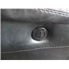 Image 2 : BLACK DUAL RECLINER SOFA, MATCHING SINGLE RECLINER CHAIR