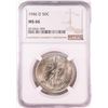 Image 1 : 1946-D Walking Liberty Half Dollar Coin NGC MS66