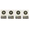 Image 2 : Lot of (4) 1964 Canada $1 Silver Dollar Proof Coins NGC PL66