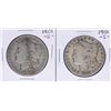 Image 1 : Lot of (2) 1901-S $1 Morgan Silver Dollar Coins