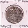 Image 2 : 1985 Antocha Shipwreck Discovery 8 Reales Silver Coin