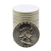Image 1 : Roll of (20) Brilliant Uncirculated 1963 Franklin Half Dollar Coins