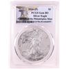 Image 1 : 2016-P $1 American Silver Eagle Coin PCGS Gem BU Struck at the Philadelphia Mint