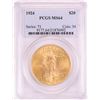 Image 1 : 1924 $20 St. Gaudens Double Eagle Gold Coin PCGS MS64
