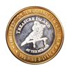 Image 1 : .999 Silver Treasure Island Las Vegas $10 Casino Gaming Token Limited Edition