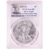 Image 1 : 2016-P $1 American Silver Eagle Coin PCGS Gem BU Struck at the Philadelphia Mint