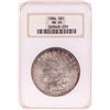 Image 1 : 1886 $1 Morgan Silver Dollar Coin NGC MS65 Nice Toning Old Holder