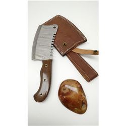 11" *STUNNING* Damascus Clever