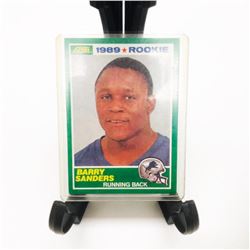 Barry Sander 1989 Score Football Rookie Card HOF