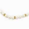 Image 3 : White Akoya Shell Pearl Necklace 49 Pearls In Total