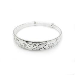 Dragon & Phoenix Fine Jewelry 925 Silver Bangle