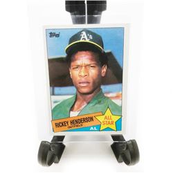 Rickey Henderson All-Star Topps Gradable Baseball Card