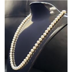 Real Pearl Necklace With 14K PJS Clasp