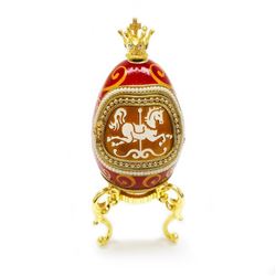 Faberge Style Merry Go Round Egg A Great Mantel Piece