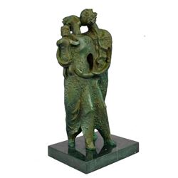 Salvador Dali Abstract Couple with Baby Modern Art Bronze Sculpture Statue Decor