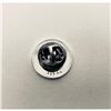 Image 3 : 925 Sterling Silver Button And Leaf Pendant