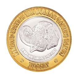 .999 Silver John Ascuaga's Nugget Sparks, Nevada $10 Limited Edition Gaming Token