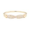 Image 2 : 14KT Yellow Gold 0.15 ctw Diamond Band