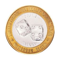 .999 Silver McCarran International Airport Las Vegas, NV $10 Limited Casino Token