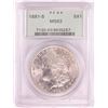 Image 1 : 1881-S $1 Morgan Silver Dollar Coin PCGS MS63 Old Green Holder