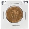 Image 1 : 1880 $10 Liberty Head Eagle Gold Coin