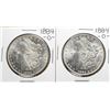 Image 1 : Lot of (2) 1884-O $1 Morgan Silver Dollar Coins